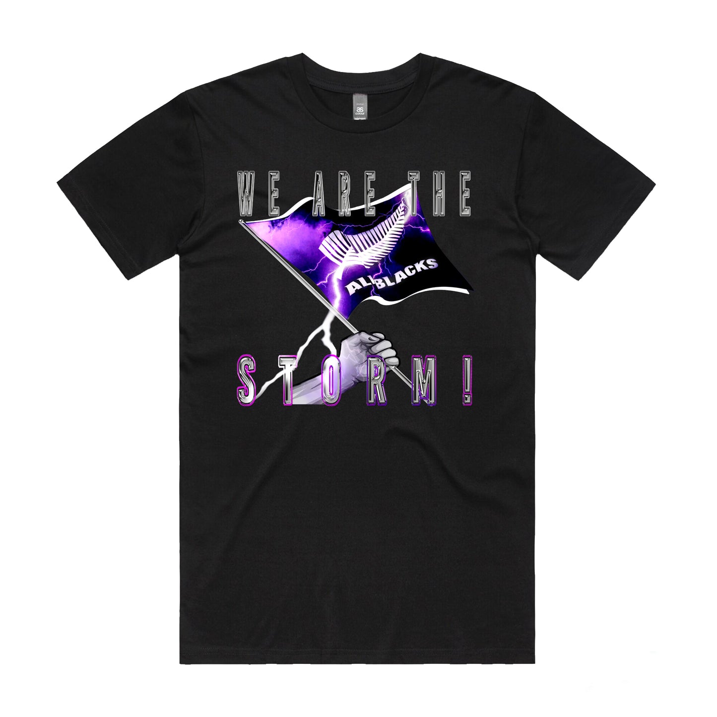 NZAB Supporter Tee 'We Are The Storm' - Original Design
