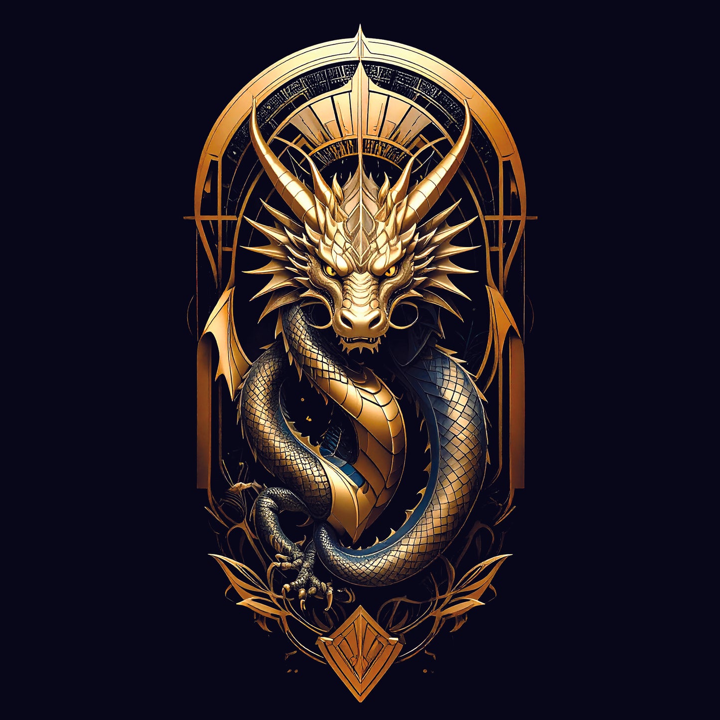 DRAGON PRINT 008 | DTF Print Only