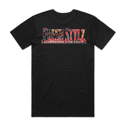 Fresh Stylz - Club Tee - Indigenous/BLK