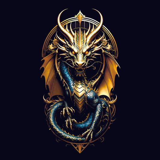 DRAGON PRINT 001 | DTF Print Only