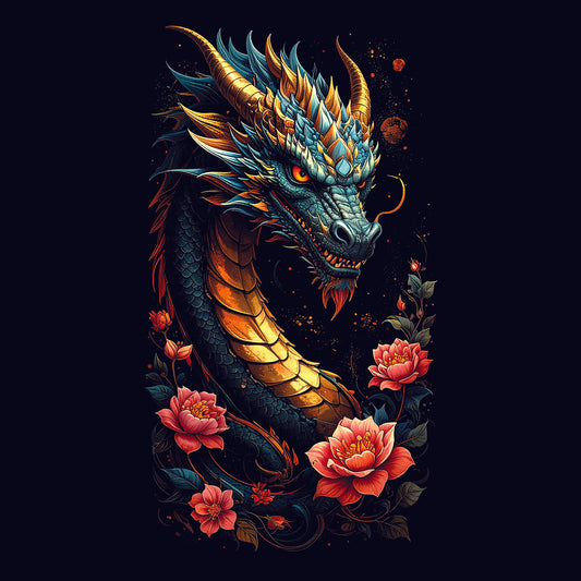 DRAGON PRINT 004 | DTF Print Only