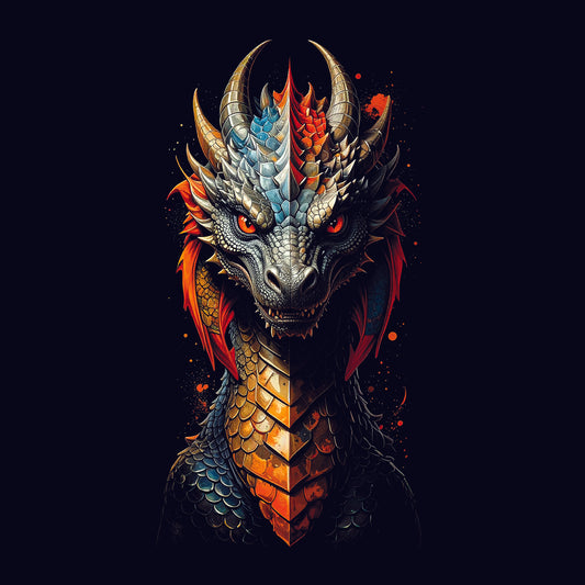 DRAGON PRINT 006 | DTF Print Only