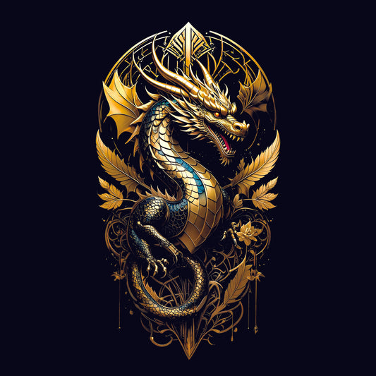 DRAGON PRINT 007 | DTF Print Only