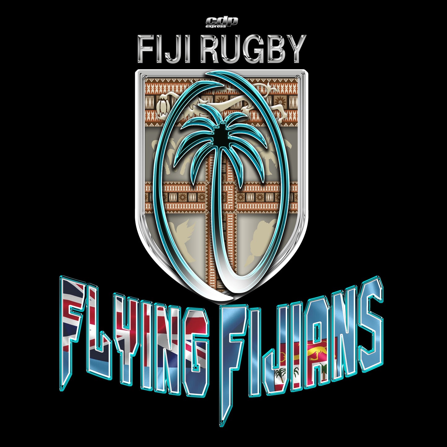 Fiji Rugby Supporter Tee - Original Design