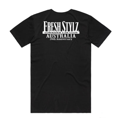 Fresh Stylz - 20th Anniversary Club Tee - BLK