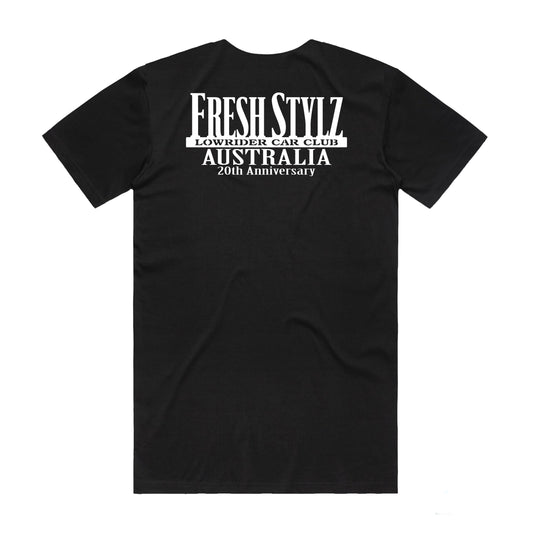 Fresh Stylz - 20th Anniversary Club Tee - BLK