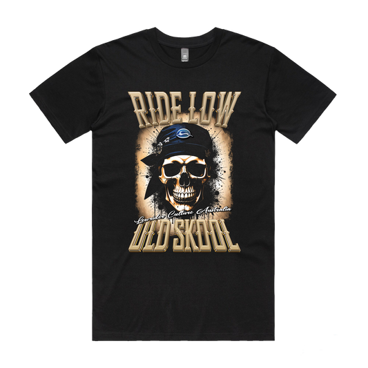Lowrider Culture T-shirt Print | RIDE LOW OLD SKOOL