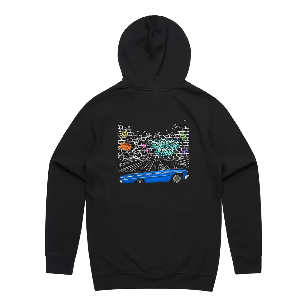 LOWRIDER GRAFFITI HOODIE - Black