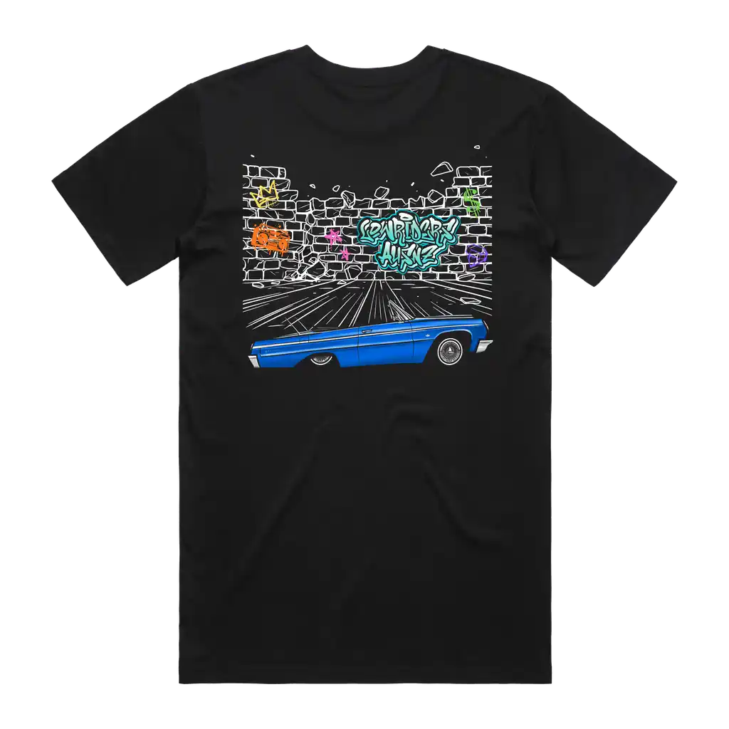 LOWRIDER GRAFFITI TEE - Black