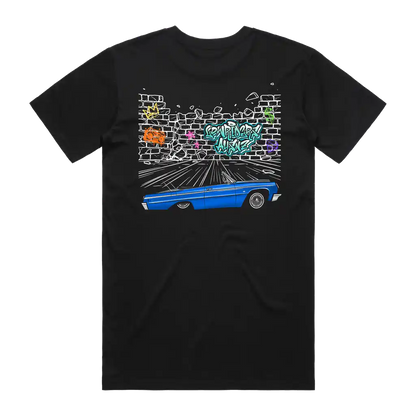 LOWRIDER GRAFFITI TEE - Black