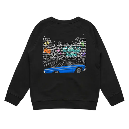LOWRIDER GRAFFITI CREWNECK - Black