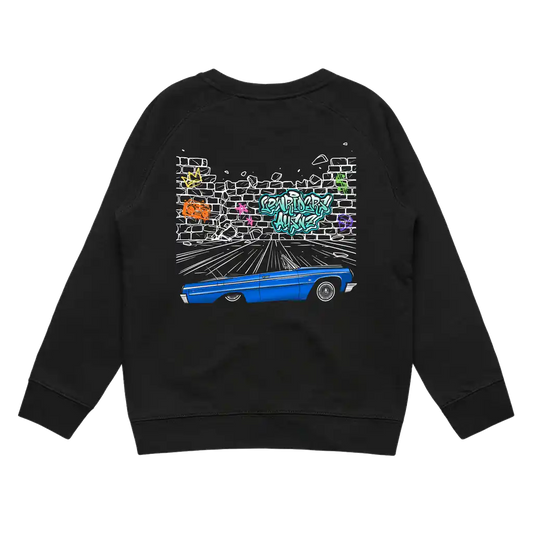 LOWRIDER GRAFFITI CREWNECK - Black